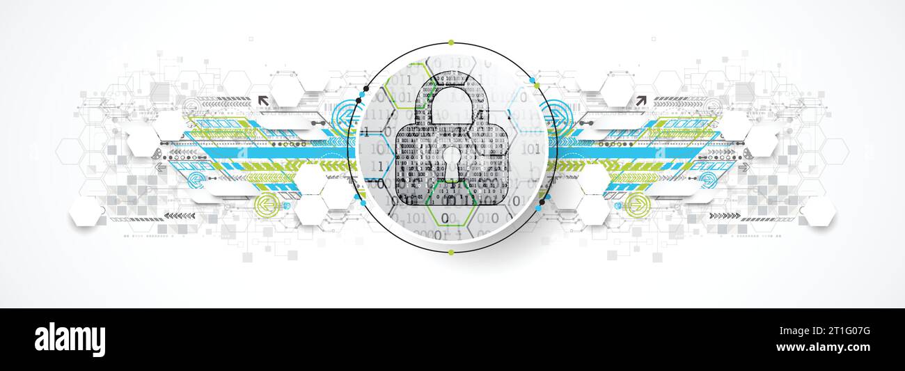 Protection mechanism, system privacy (GDPR). Vector illustration Stock Vector