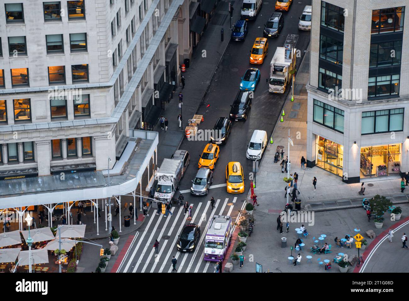 New York City, New York October 12, 2023 Street scene from Midtown
