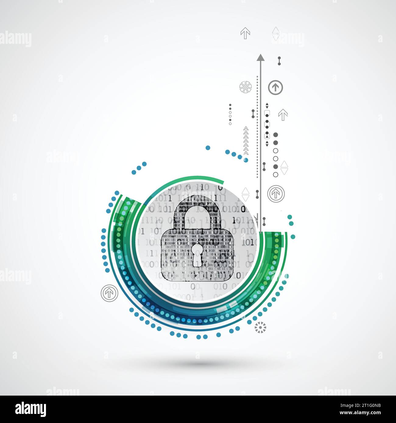 Protection concept. Protect mechanism, system privacy. Vector ...