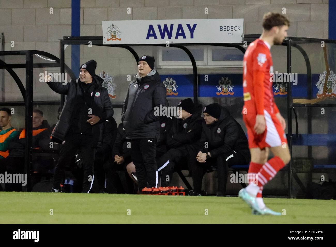 Mourneview Park, Lurgan, County Armagh, Northern Ireland, UK. 13th Oct