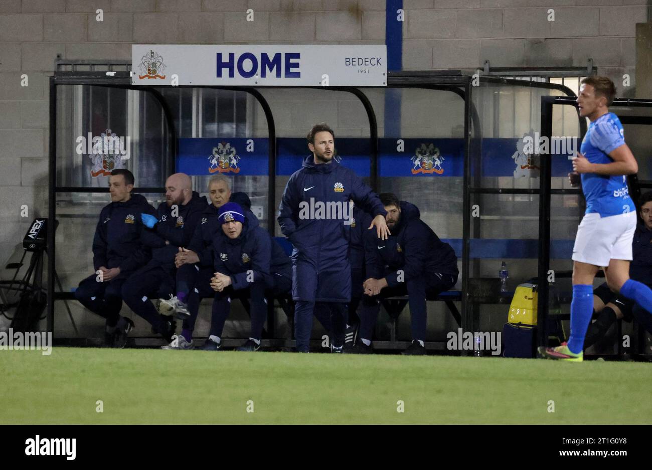 Mourneview Park, Lurgan, County Armagh, Northern Ireland, UK. 13th Oct