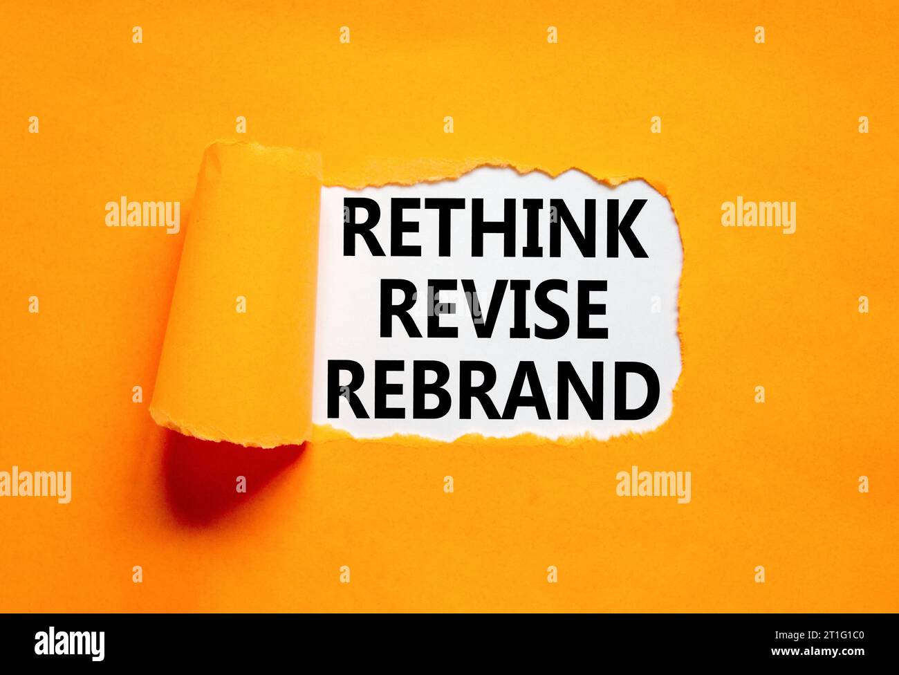 Rethink revise rebrand symbol. Concept word Rethink Revise Rebrand on ...