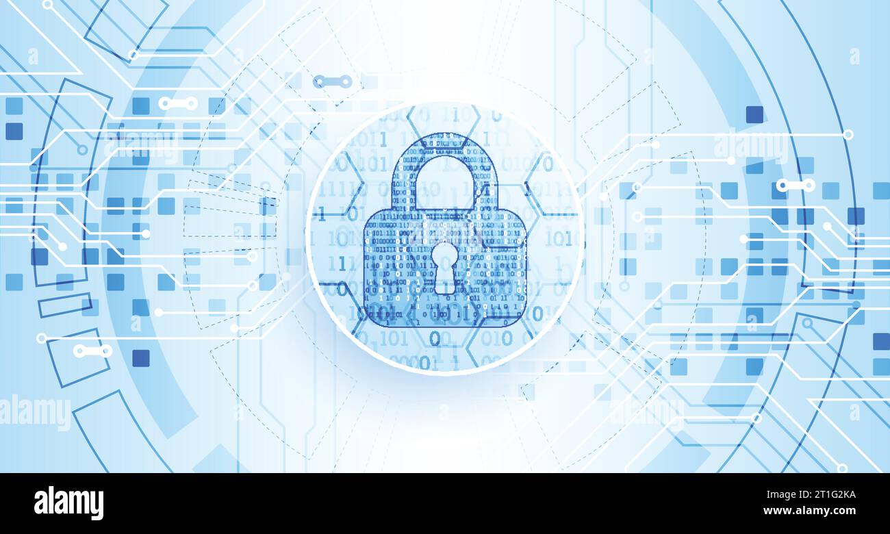 Protection concept. Protect mechanism, system privacy. Vector ...