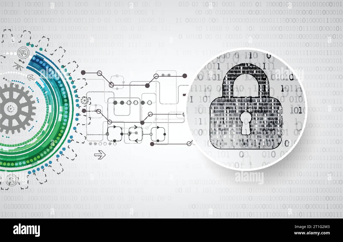 Protection concept. Protect mechanism, system privacy. Vector ...