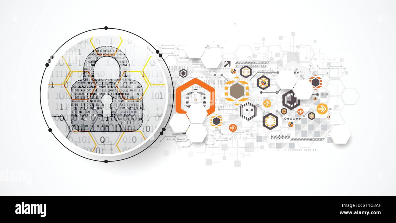 Protection mechanism, system privacy (GDPR). Vector illustration Stock ...