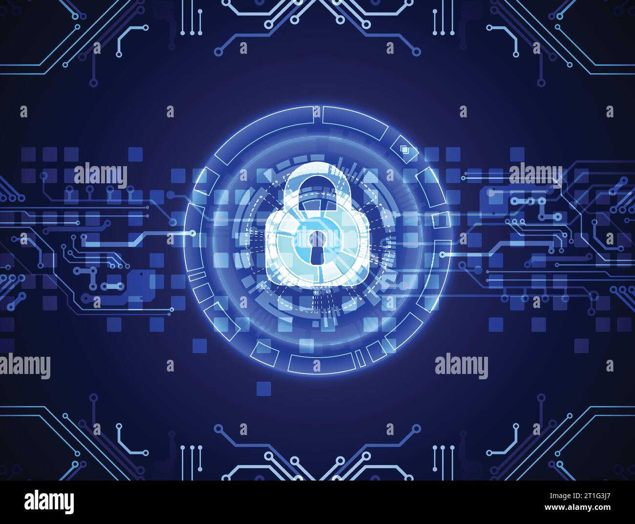 Protection concept. Protect mechanism, system privacy. Vector ...