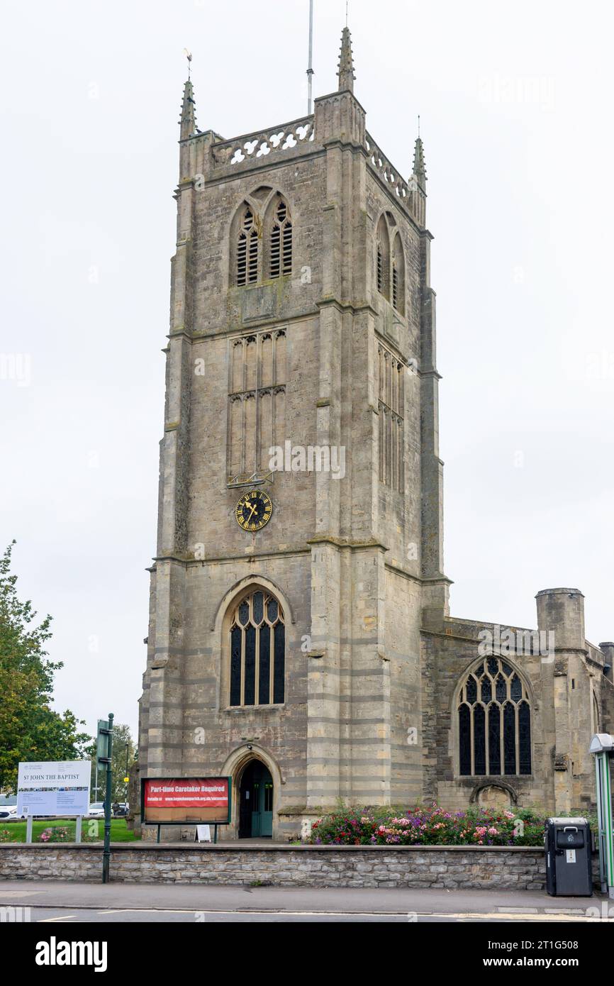 St John's Church, The Park, Keynsham, Somerset, England, United Kingdom Stock Photo