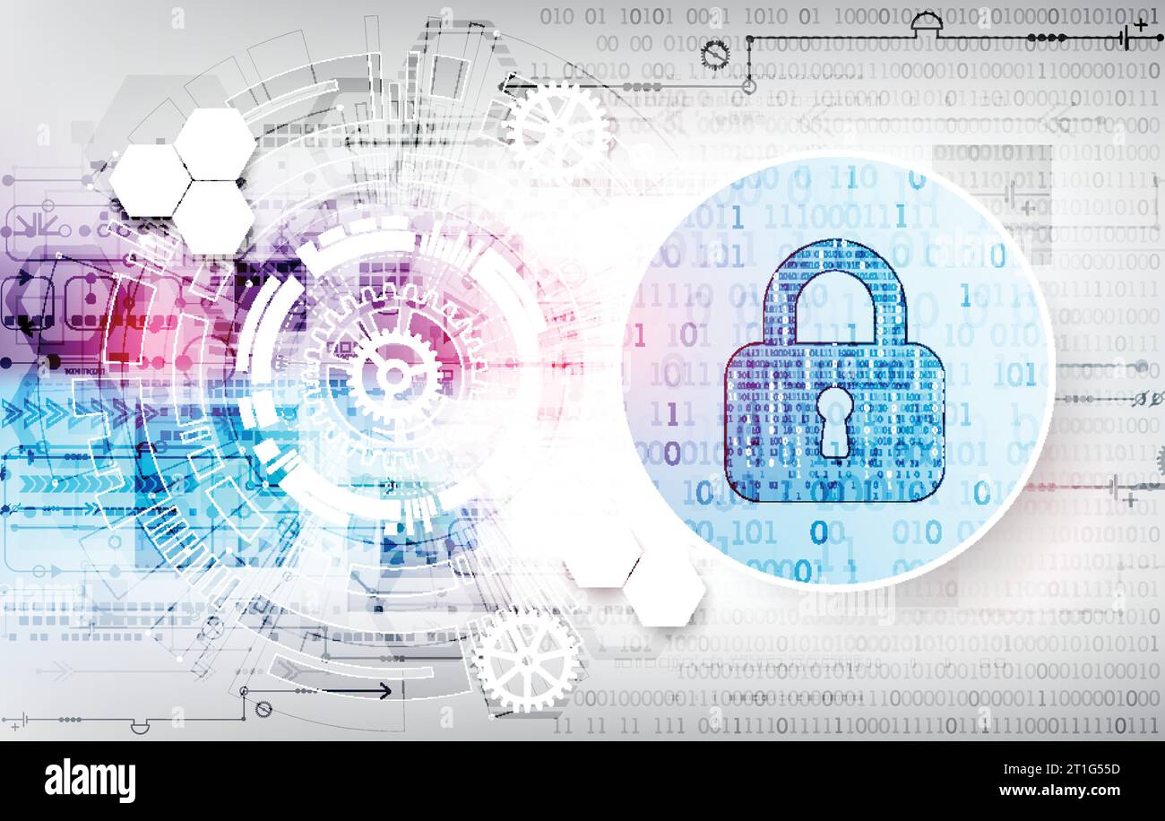 Protection concept. Protect mechanism, system privacy. Vector ...