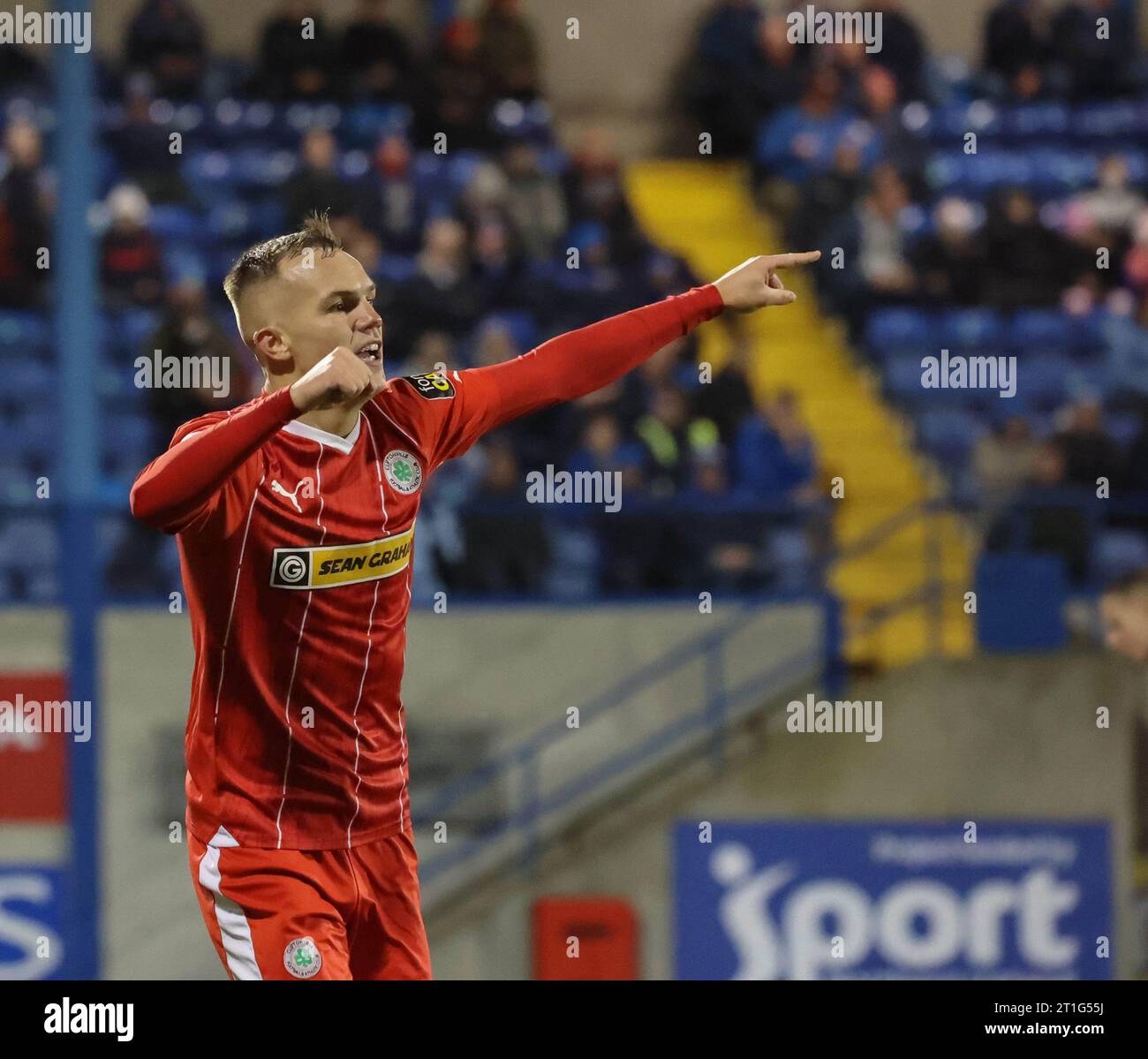 Mourneview Park, Lurgan, County Armagh, Northern Ireland, UK. 13th Oct