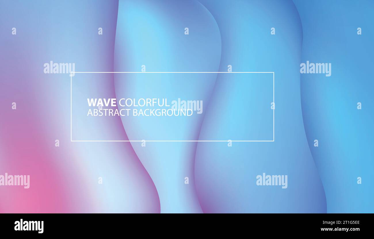 Abstract colorful wave background. Vector illustration Stock Vector ...