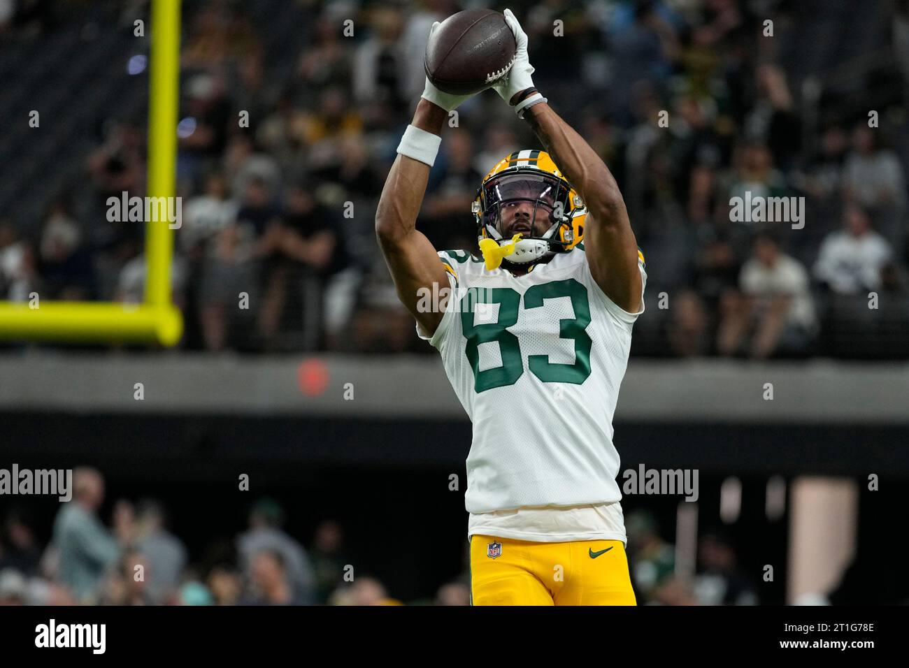Green Bay Packers wide receiver Samori Toure (83) warms up before an