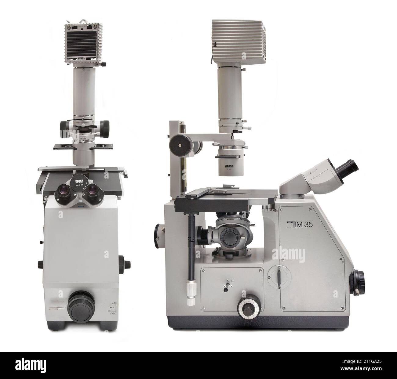 Zeiss IM35 inverted phase contrast microscope Stock Photo