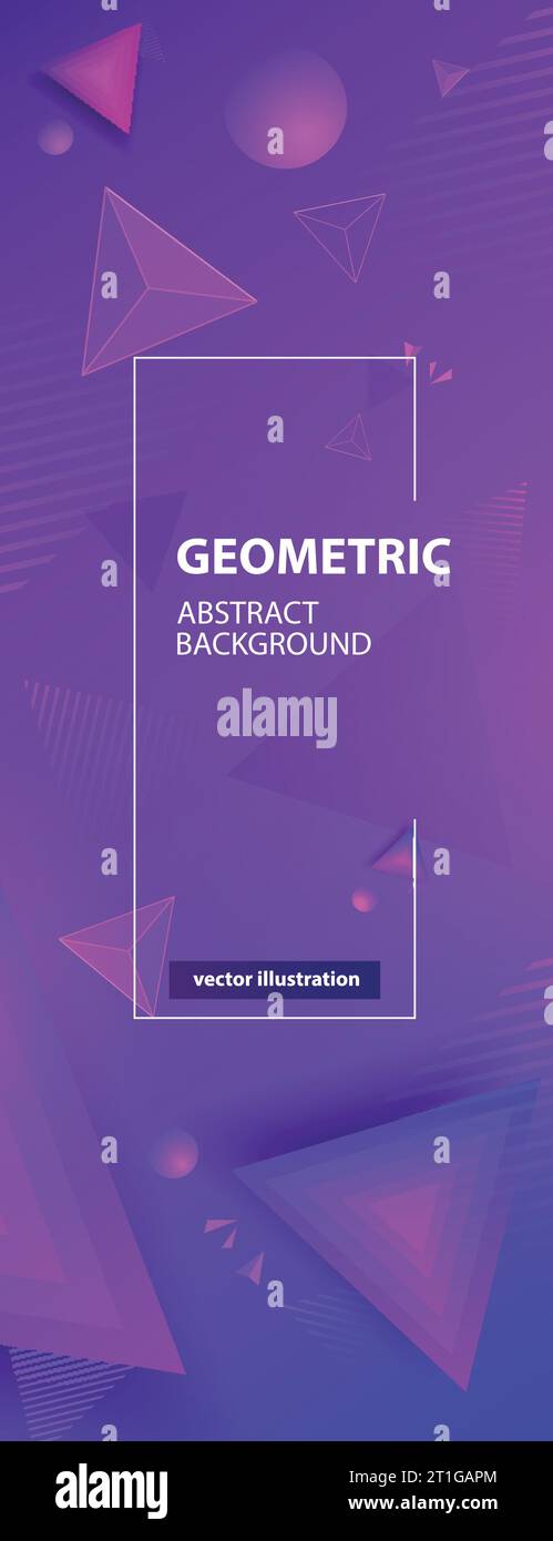 Abstract colorful geometric background. Vector illustration Stock Vector