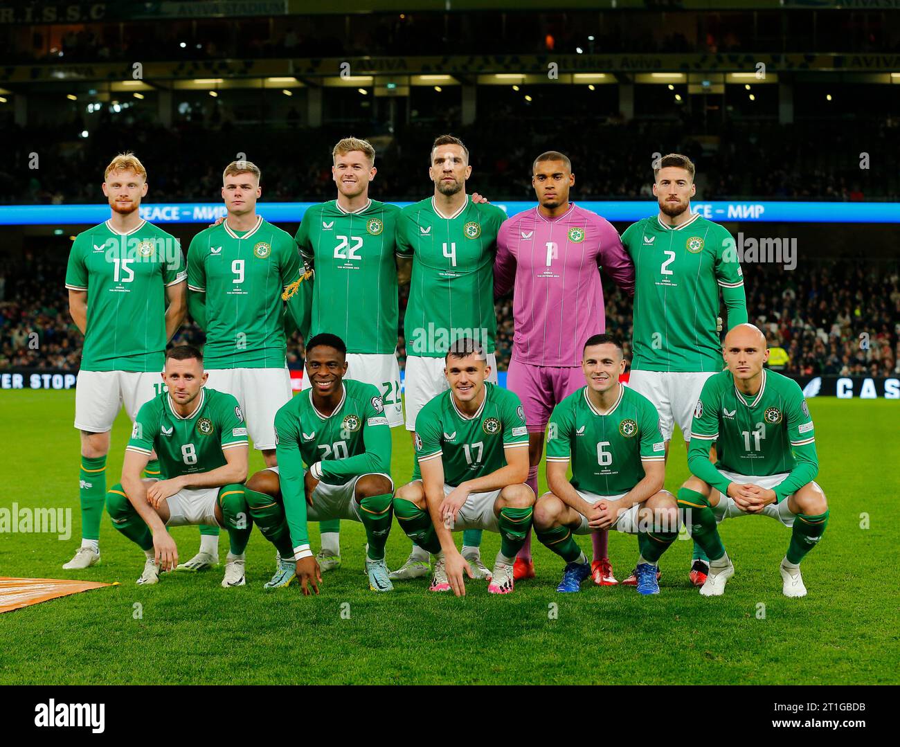 Aviva Stadium, Dublin, Ireland. 13th Oct, 2023. International Football