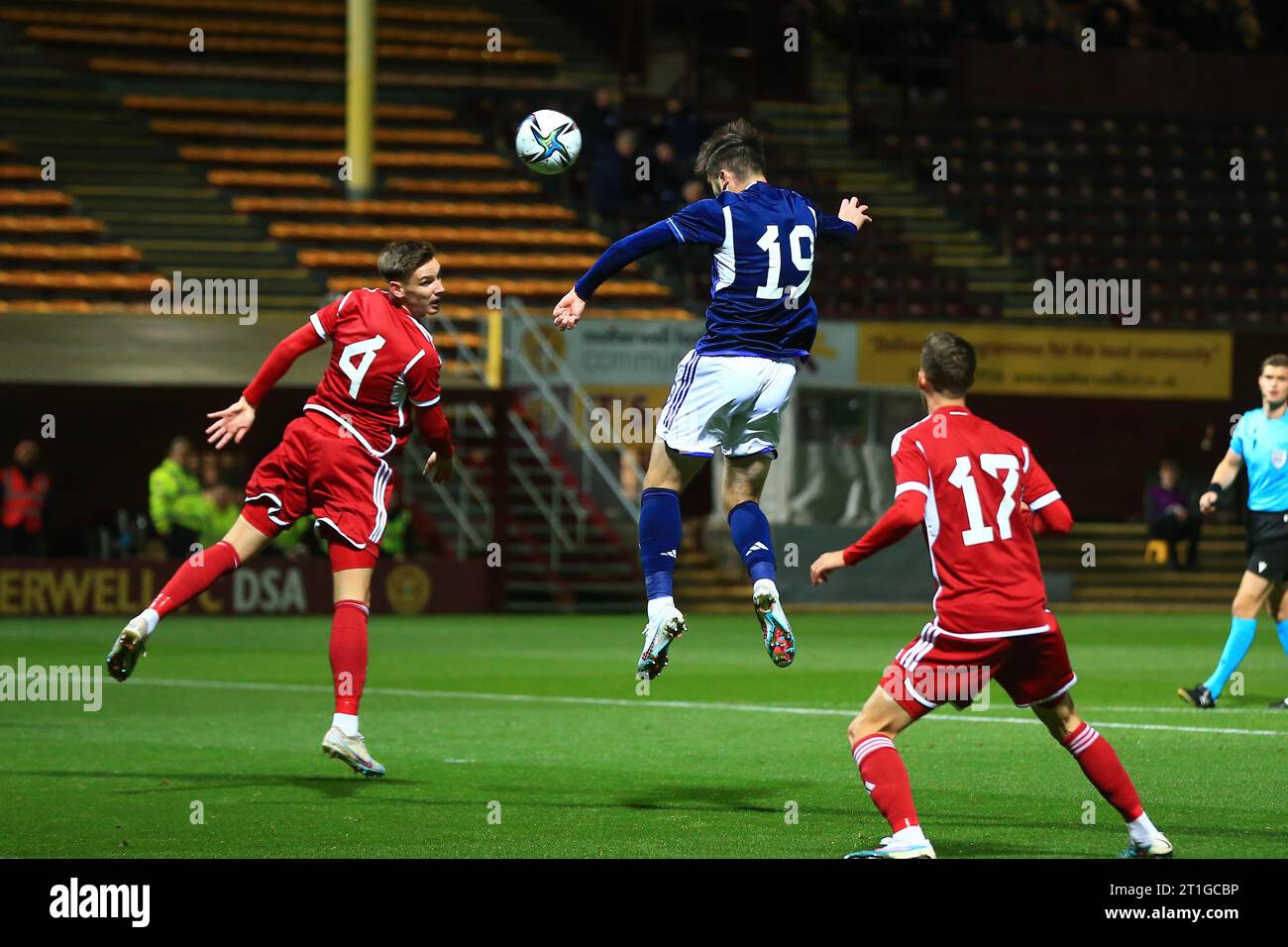 Fir Park, Motherwell, UK. 13th Oct, 2023. UEFA Under21 Euro 2025