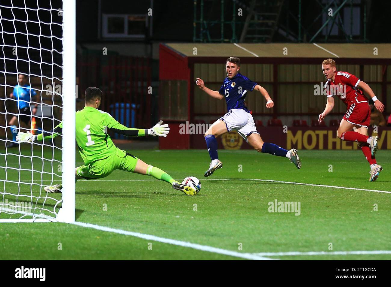Fir Park, Motherwell, UK. 13th Oct, 2023. UEFA Under21 Euro 2025