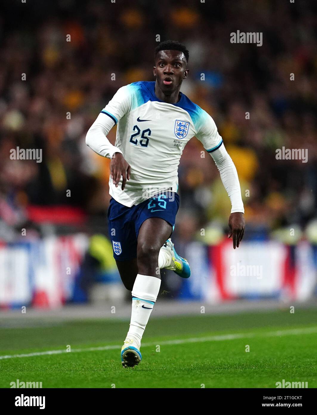England's Eddie Nketiah during the international friendly match at Wembley Stadium, London. Picture date: Friday October 13, 2023. Stock Photo
