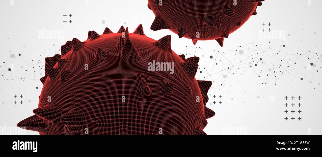 Modern science and technology background. Abstract sphere. Stock Vector