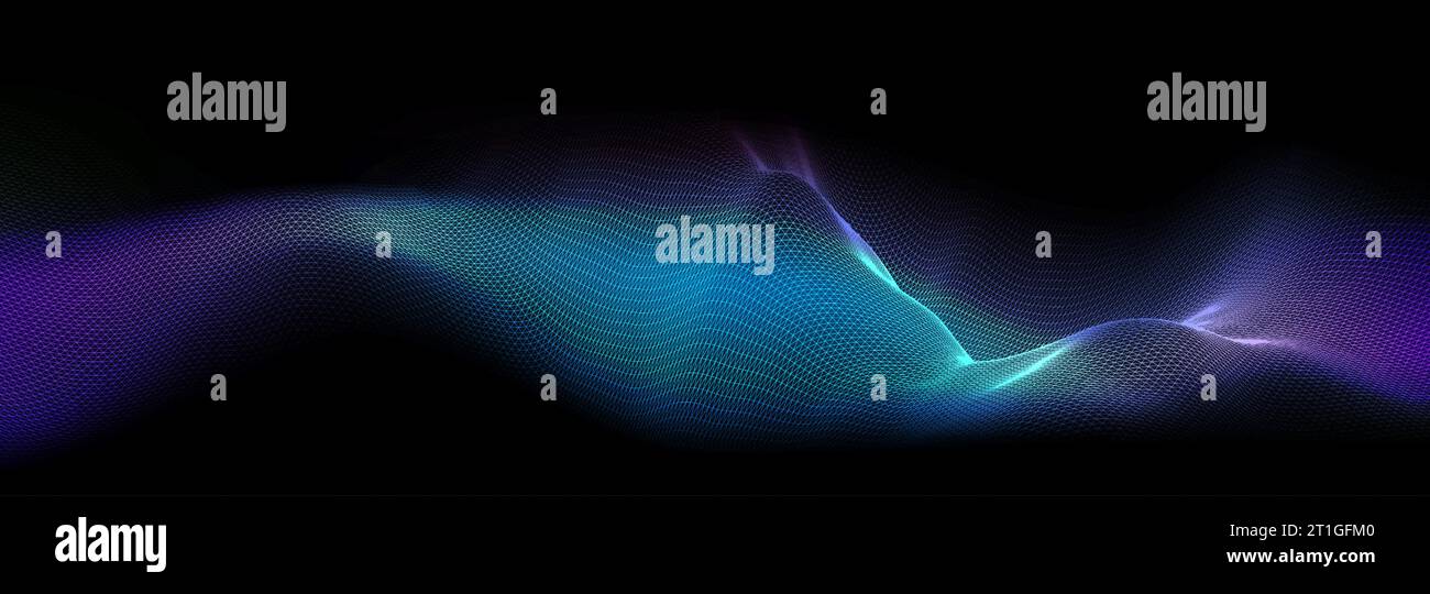 Music background. Sound waves equalizer vector concept. Stock Vector