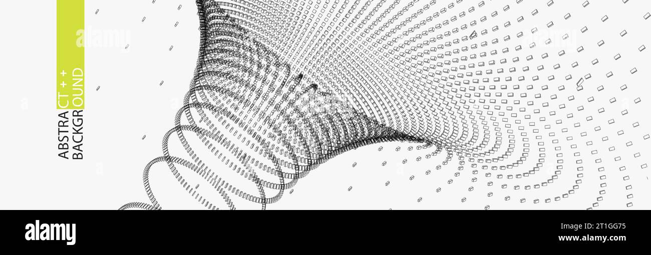 Perspective grid background. Technology(science) style. Vector Illustration. Stock Vector