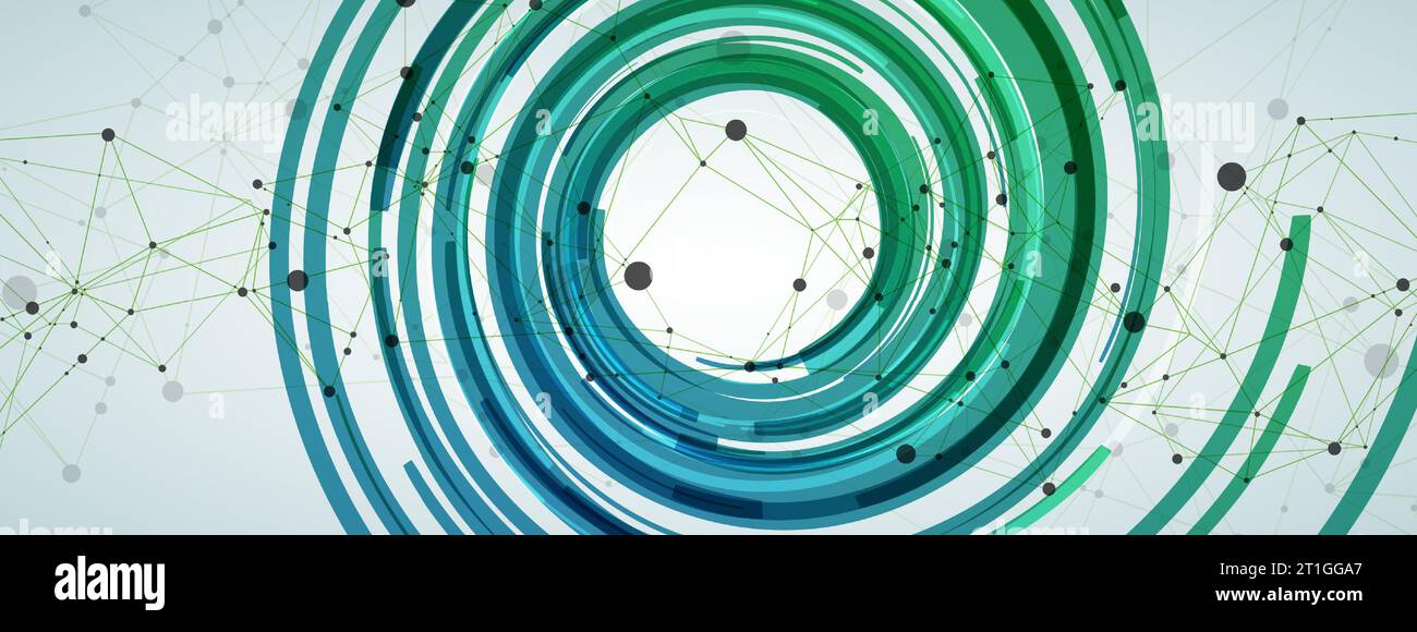 Wireframe background with plexus effect. Futuristic vector illustration. Stock Vector