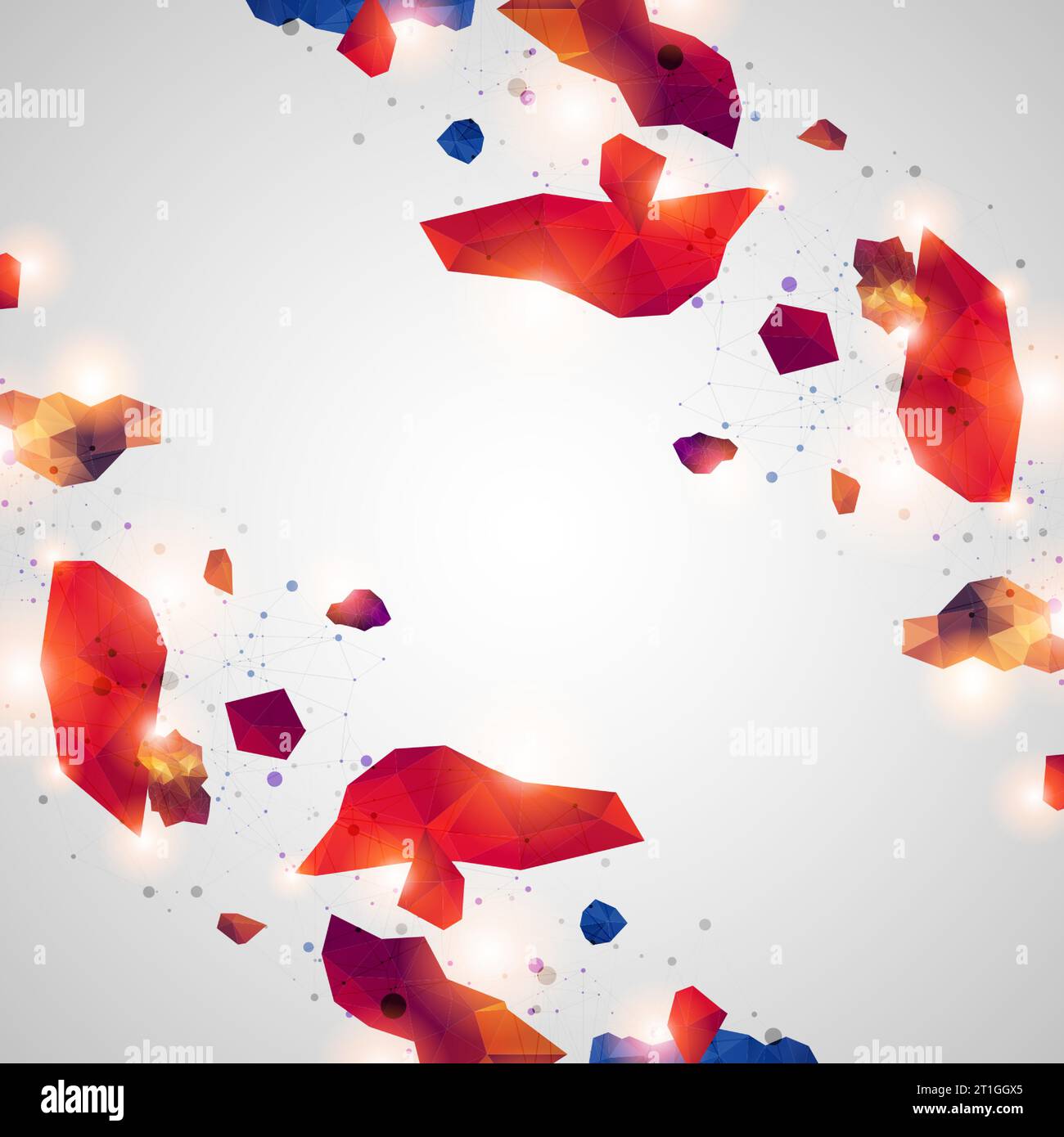 Triangle pattern shape for wallpaper. Illustration low poly, polygonal design. Vector Stock Vector