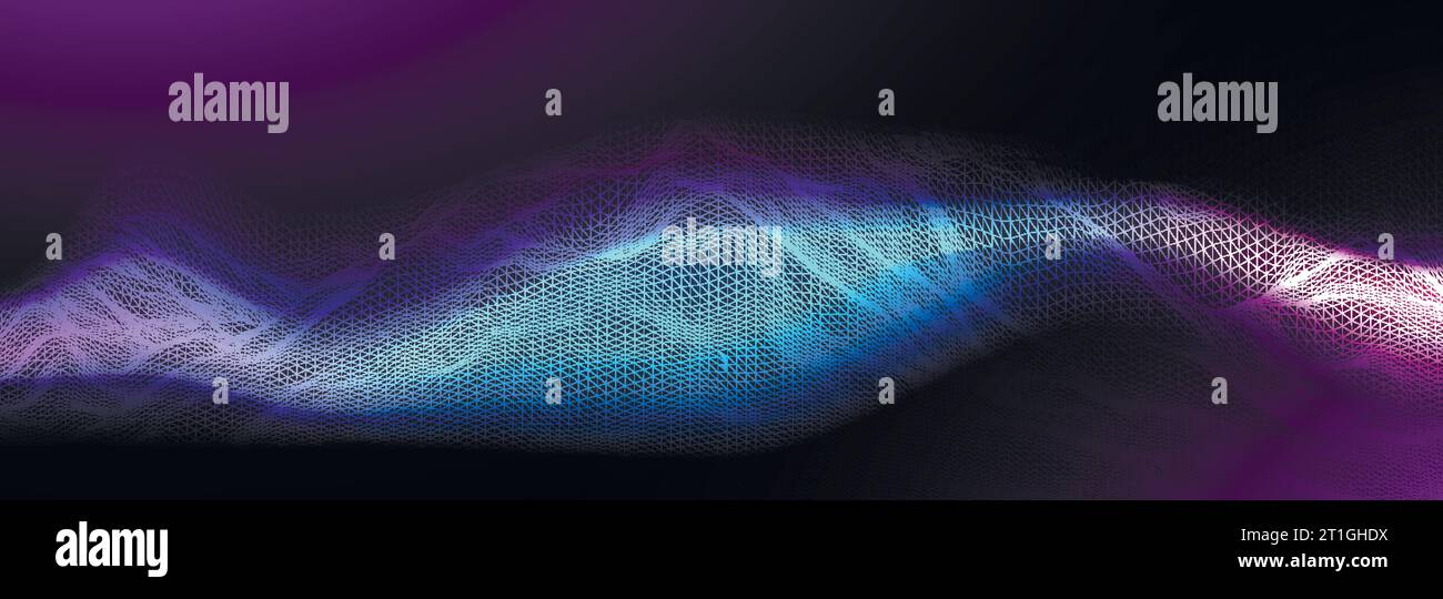 Music background. Sound waves equalizer vector concept. Stock Vector