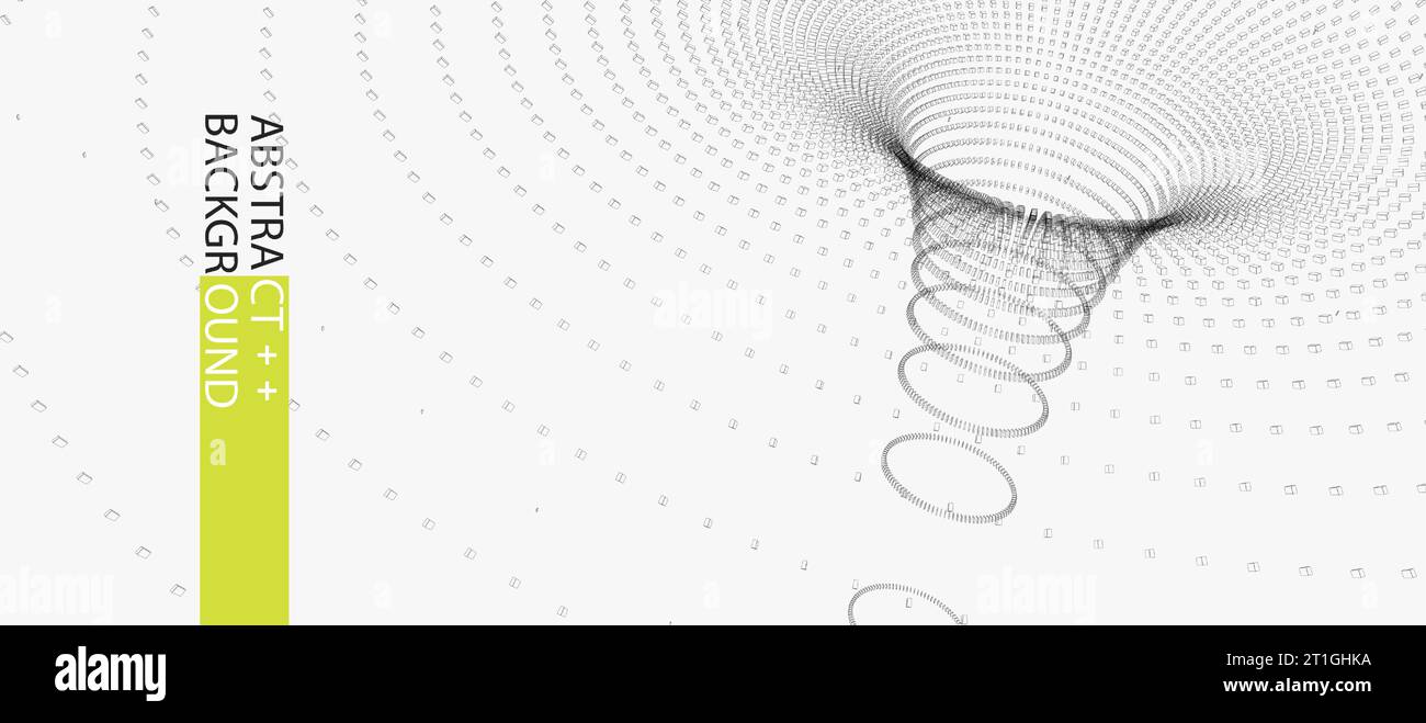 Perspective grid background. Technology(science) style. Vector Illustration. Stock Vector