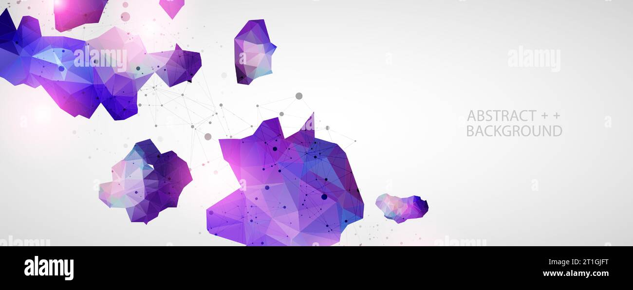 Triangle pattern shape for wallpaper. Illustration low poly, polygonal design. Vector Stock Vector