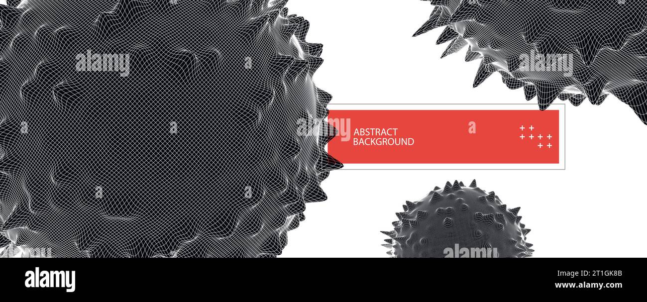 Modern science and technology background. Abstract sphere. Stock Vector
