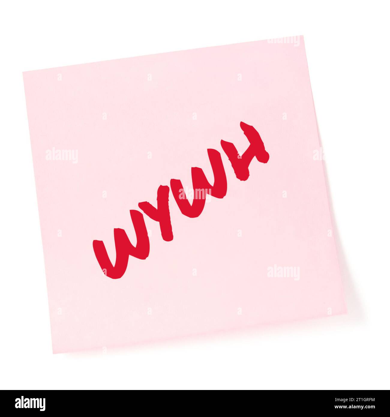 Wish you were here texting acronym WYWH, wistful longing text concept