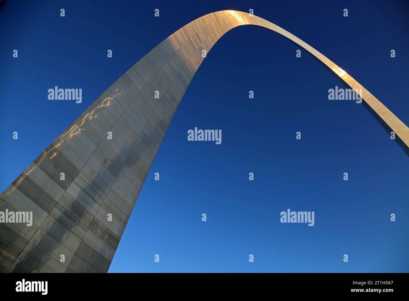 The arch at sunset - Gateway Arch, St Louis, Missouri Stock Photo - Alamy