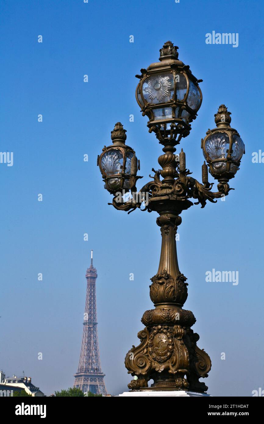 Paris, Pont Alexandre III Stock Photo