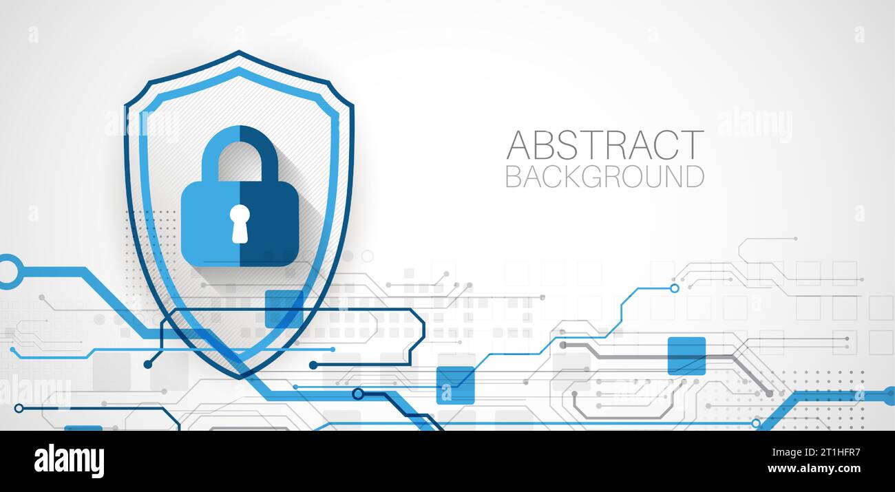 Protection concept. Protect mechanism, system privacy. Stock Vector