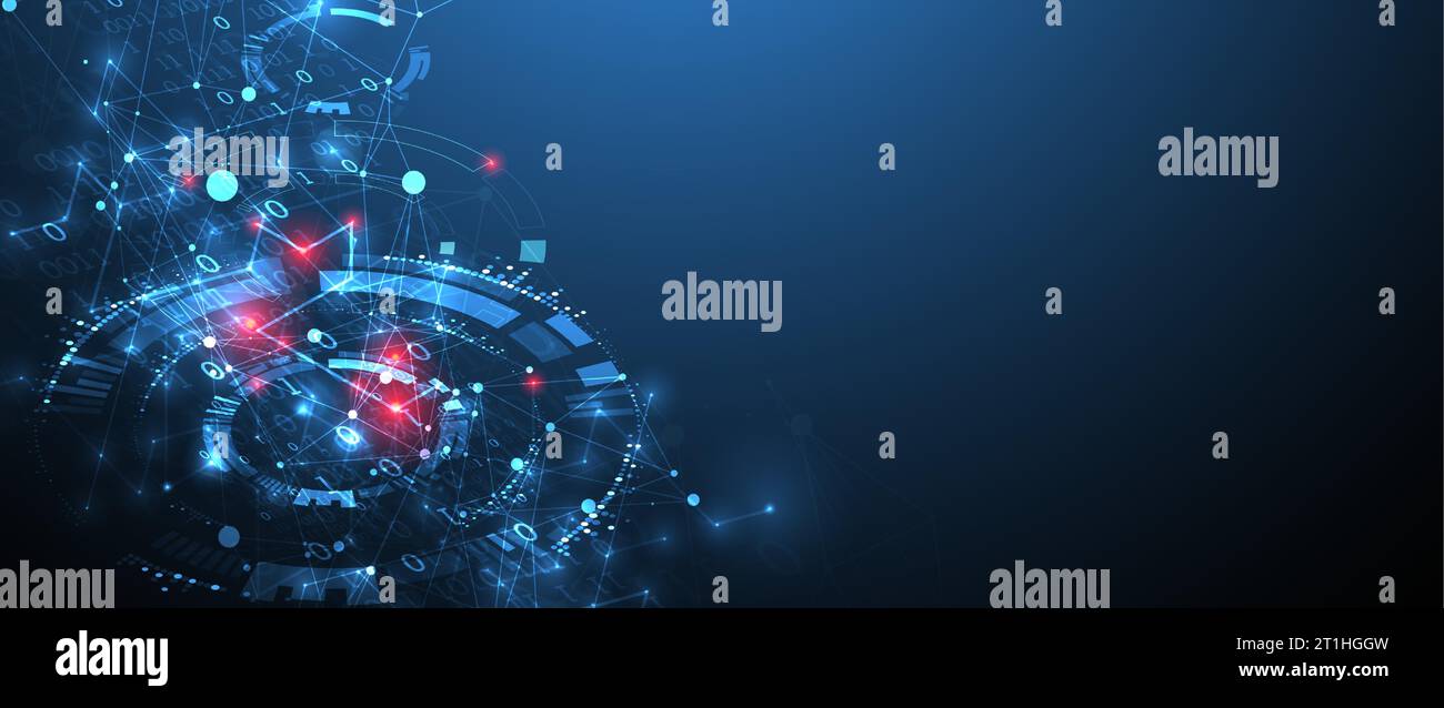 Isometric big data concept, database. Abstract technology background. Vector illustration Stock Vector