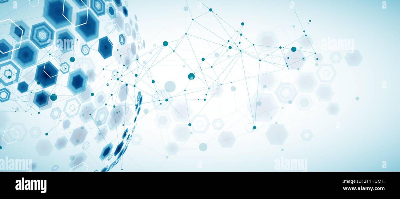 Abstract sphere background with plexus effect. 3D surface. Stock Vector