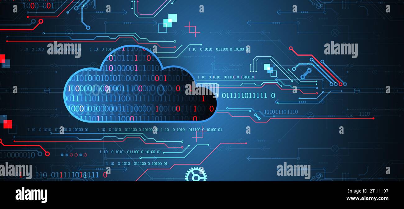 Web cloud technology, business abstract background. Stock Vector