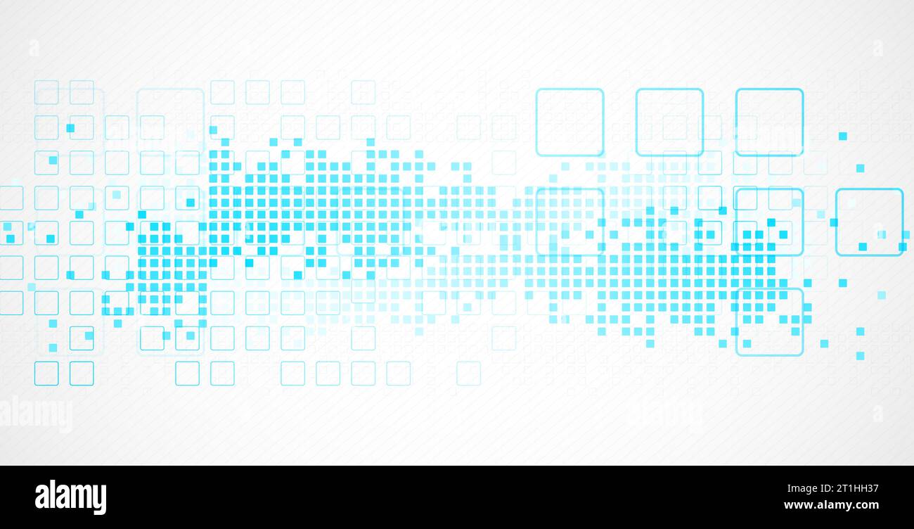 Abstract background with squares. Structure pattern technology backdrop. Vector Stock Vector