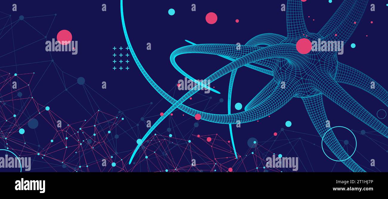 Microbiology science vector. Microscopic bacteria. Bacterium microorganism, viruses and microbes background. Stock Vector