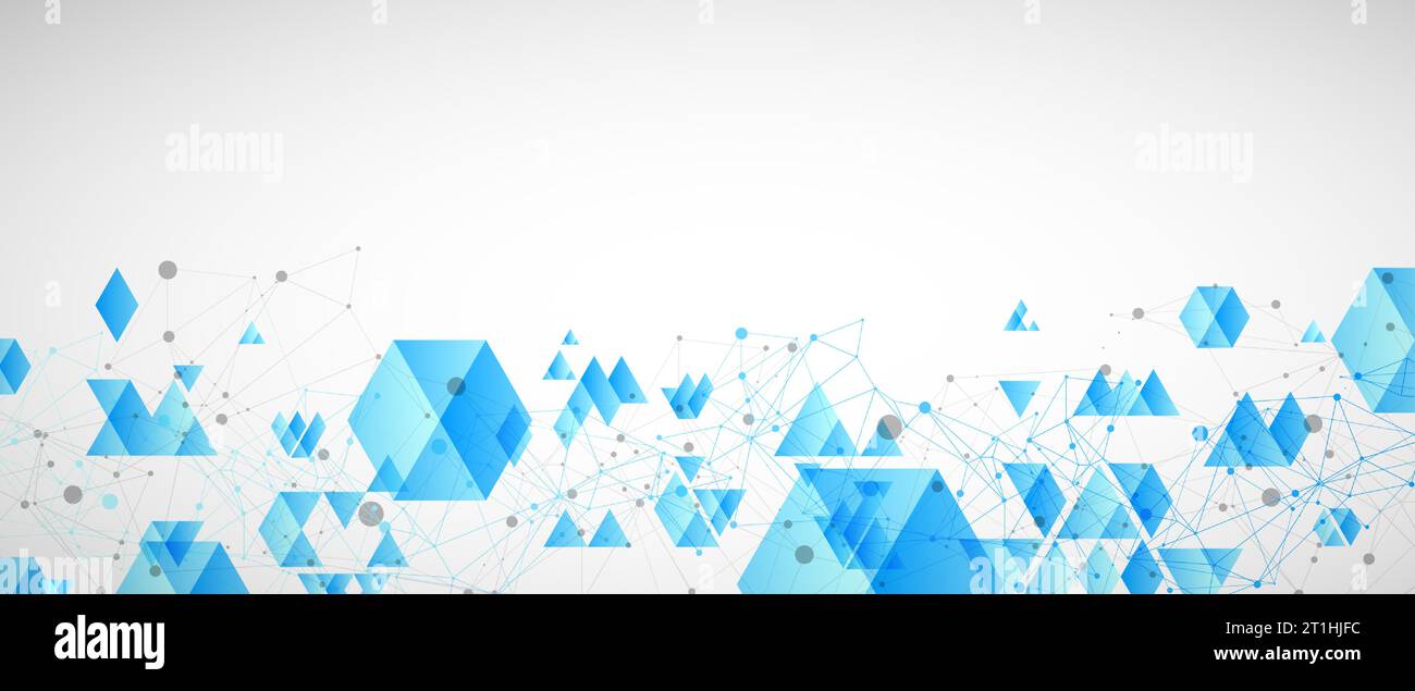 Abstract vector background with plexus effect. Stock Vector
