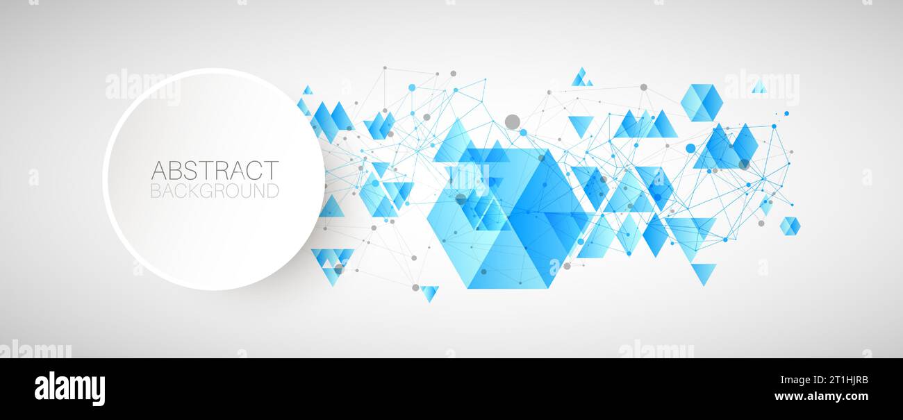 Abstract vector background with plexus effect. Stock Vector