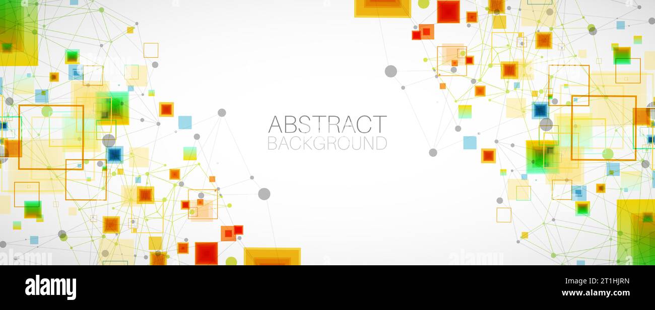 Abstract vector background with plexus effect. Stock Vector