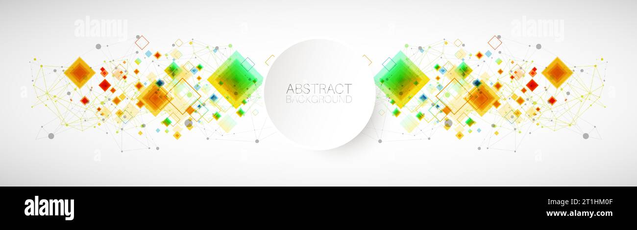 Abstract vector background with plexus effect. Stock Vector