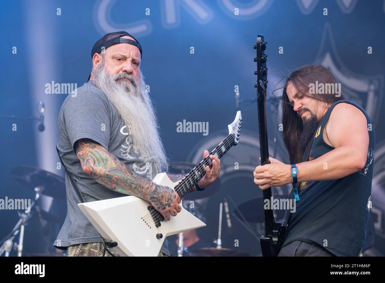 June 17, 2023: Crowbar perform at the Hellfest Open Air festival Stock Photo