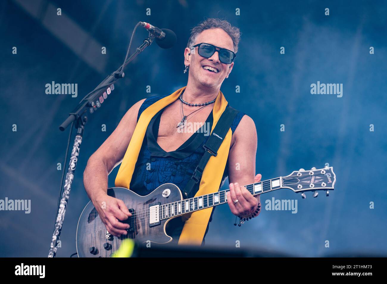 June 16, 2023: Def Leppard perform at the Hellfest Open Air festival Stock Photo
