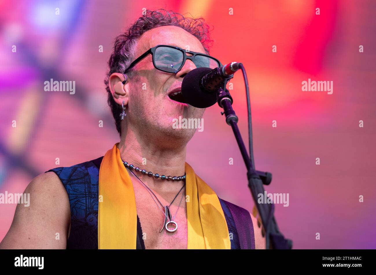 June 16, 2023: Def Leppard perform at the Hellfest Open Air festival Stock Photo