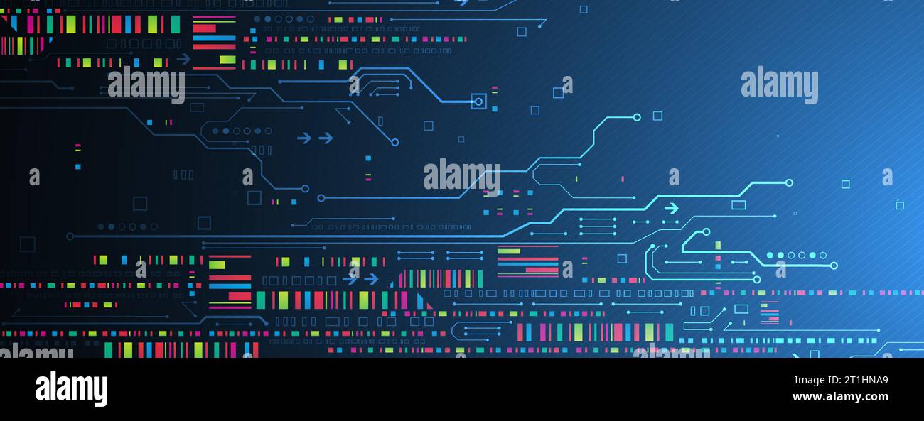 Modern futuristic, engineering, science, technology vector background. Stock Vector