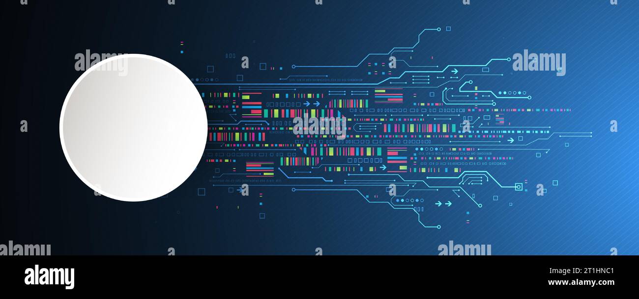 Modern futuristic, engineering, science, technology vector background. Stock Vector