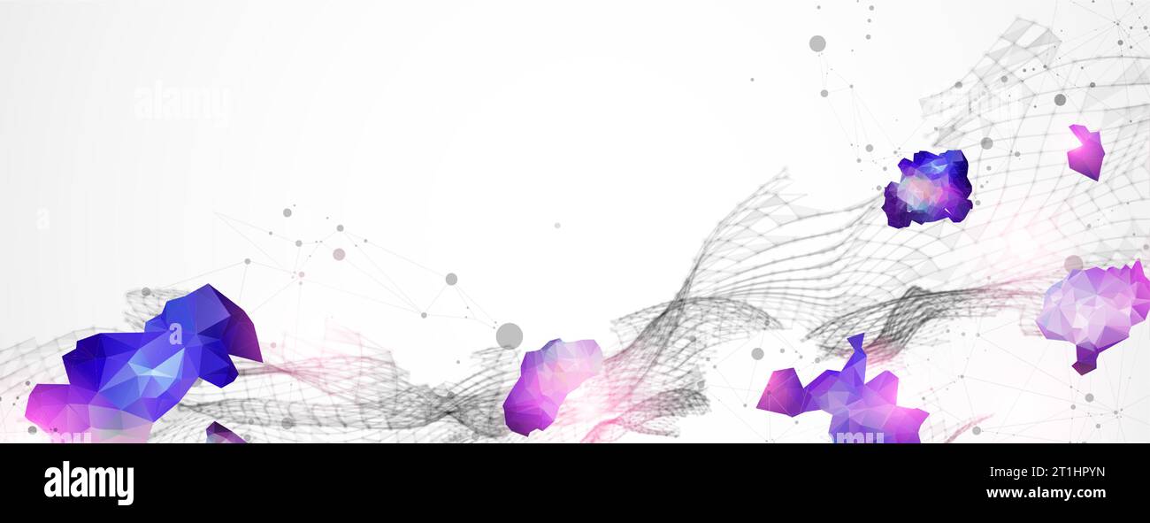 Abstract plexus vector background hi-res stock photography and images ...