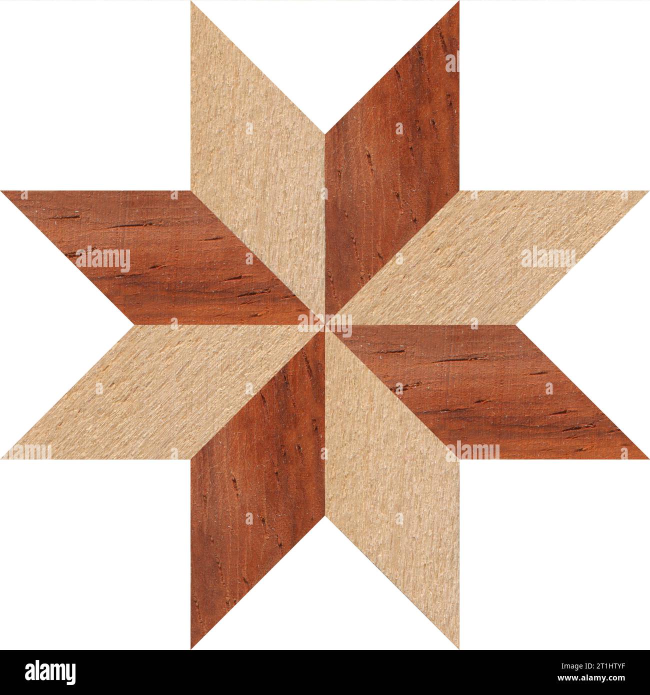 Wooden marquetry, patterns created from the combination of different